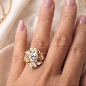 Antique Gold Vermeil Ring size 8